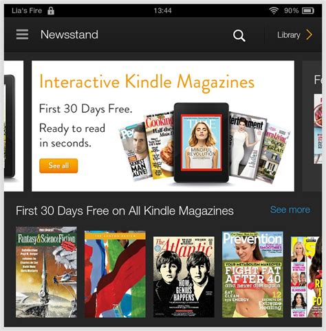 How to subscribe to Interactive Kindle Magazines on your Kindle Fire ...