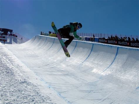 Race World Cup Snowboard Half Pipe Editorial Image - Image of cold, cross: 13491200