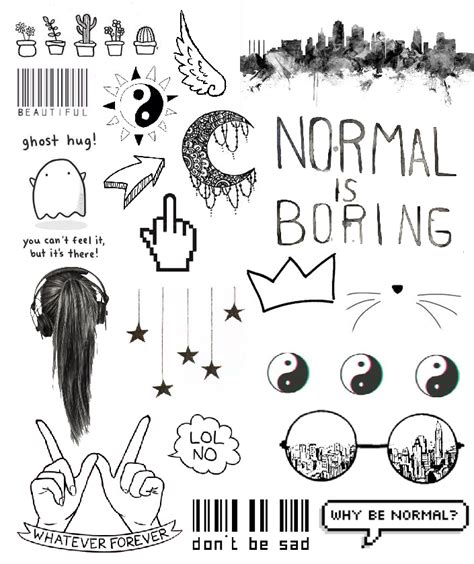 Black And White Stickers Printable