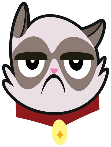 MLP Resource: Sourpuss' cutie mark (Grumpy Cat) by ZuTheSkunk on DeviantArt