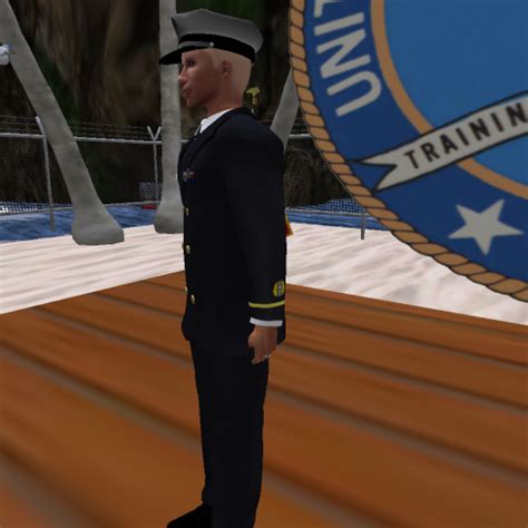 Second Life Marketplace - Mens Junior Officer Dress Blue Uniform-JAG