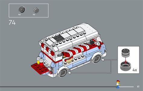 LEGO 40681 Retro Food Truck Instructions, Icons - Promotional