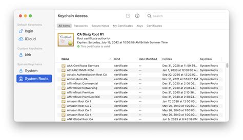 Add application mac keychain access - udeltaX