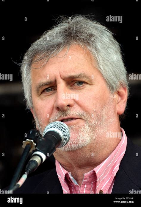 Clive Efford MP (Labour, Eltham and Plumstead) Shadow Sport Secretary, speaking at a rally in ...