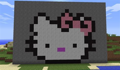 Hello Kitty Pixel Art Minecraft Pixel Art Hello Kitty | Images and ...