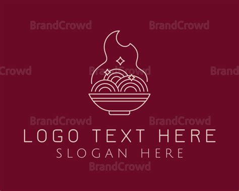 Noodle Bowl Ramen Logo | BrandCrowd Logo Maker