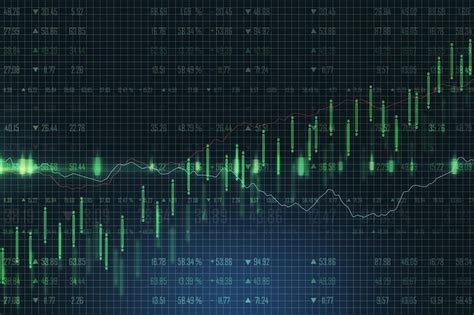 Premium Photo | Trading and growth concept with graphs and lines at business chart background