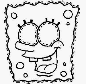 Free Coloring Pages Printable Spongebob Masks