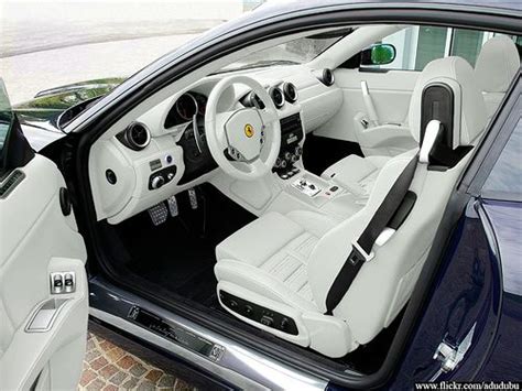 the interior of a car with its door open