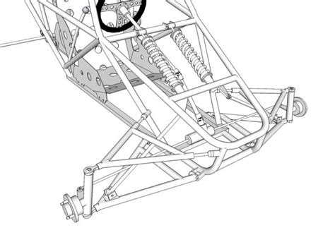 plan chassis kart cross