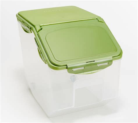 LocknLock XL Flip Top Storage Bin with Wheels | Storage bins with wheels, Storage bin, Storage