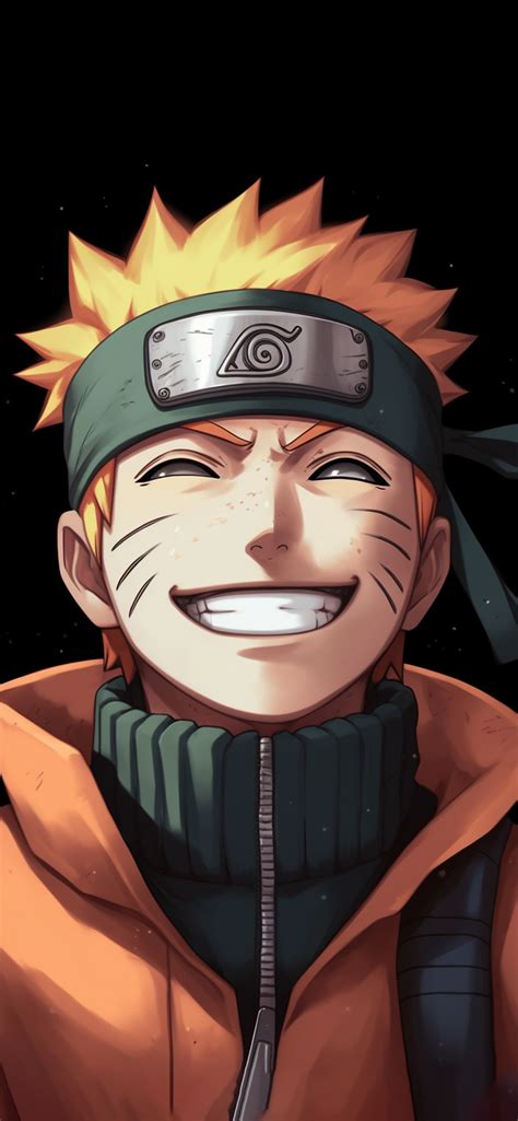 Smiling Naruto Black Wallpapers - Naruto Wallpaper for iPhone 4k
