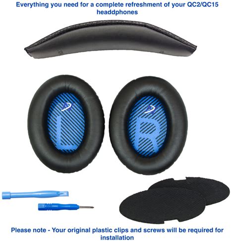 Compatible Replacement Bose QuietComfort 2 ear pads and V2 headband By ...