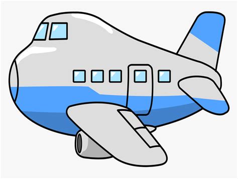 Airplane Clip Art, HD Png Download - kindpng