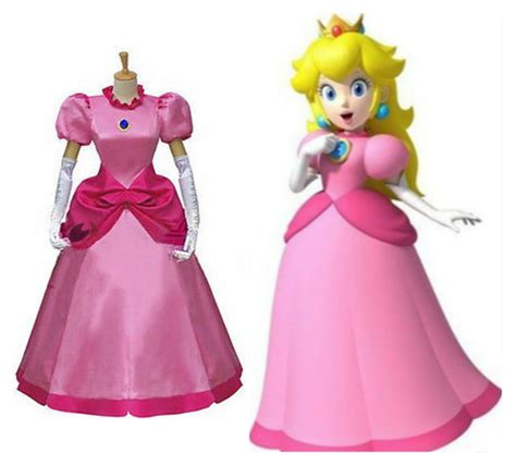 Princess Peach Cosplay Dress | Princess peach costume, Peach costume, Princess peach costume diy