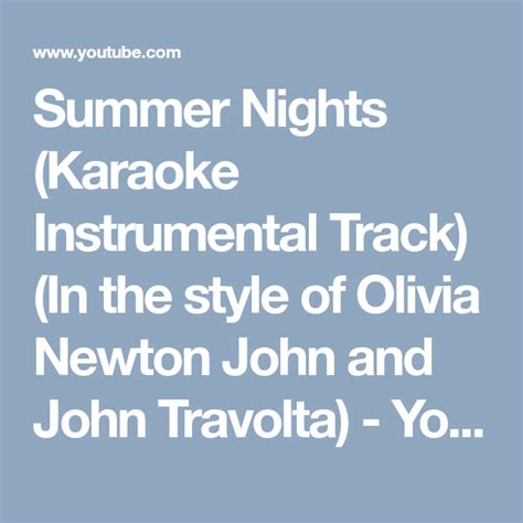 Fun and Energetic Summer Karaoke Track