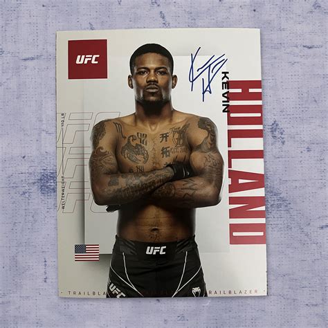 Kevin Holland Authentic Signed UFC Poster | MILLIONS