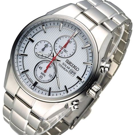 SEIKO TITANIUM SPORT SSC363 WHITE DIAL - Chronospride