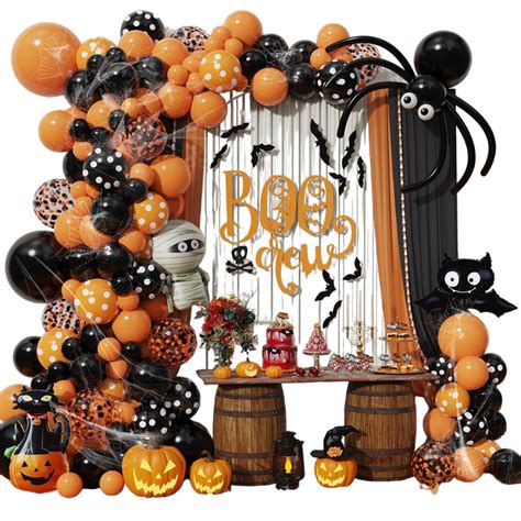 Halloween Balloon - Foil Balloons Halloween Boo Party Decorations - 128 ...