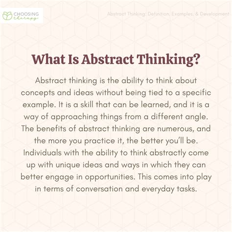 Abstract Thinking: Definition, Benefits, & How to Improve It