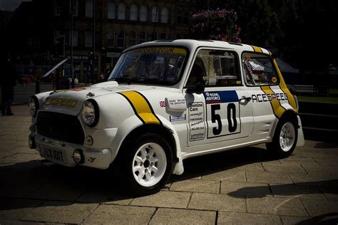 Classic Mini Cooper race/rally car | Old school racing mini.… | Flickr