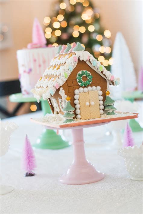 Pastel Gingerbread House Decorating Party - Project Nursery