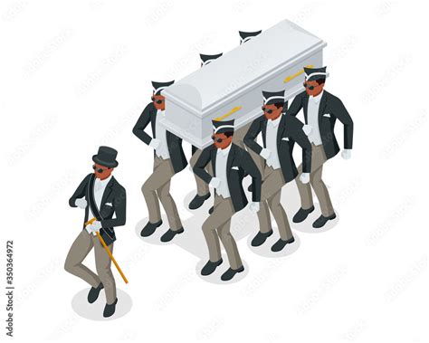 Dancing Coffin. Meme with black men who carry the coffin and dance ...