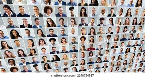 Multicultural Business People Collage Different Faces Stock Photo 2140724987 | Shutterstock