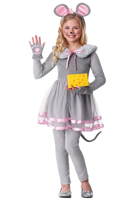 Cute Mouse Girl's Costume | Kid's Animal Costumes