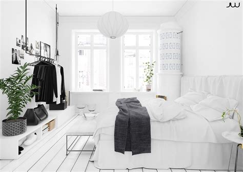 White Scandinavian Bedroom on Behance