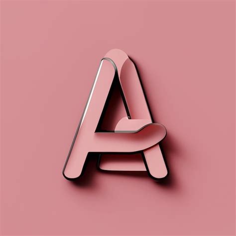 Premium Photo | Minimalist 3D A letter logo design ideas