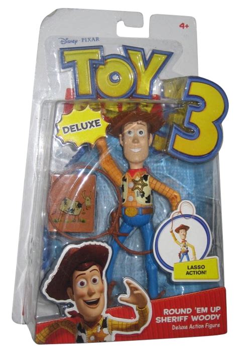 Disney Toy Story 3 Deluxe Round 'Em Up Sheriff Woody Mattel Action ...