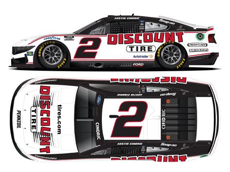 Austin Cindric’s 2024 Discount Tire scheme : r/NASCAR