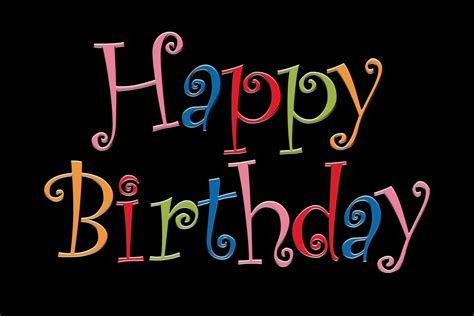 Happy Birthday Greetings Background Free Stock Photo - Public Domain Pictures