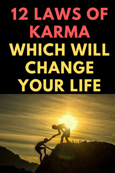 12 Laws Of Karma Everyone Needs To Know For Success In Life | 12 laws ...