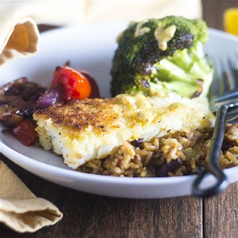 Parmesan Crusted Cod - Feed Your Soul Too