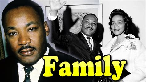 Martin Luther King Jr Family With Daughter,Son and Wife Coretta Scott ...