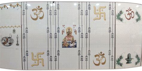 Ceramic Polished Pooja Room Wall Tiles, Size: 2x4 Feet(600x1200 mm) at Rs 218/piece in Secunderabad