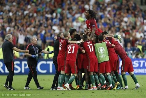 Congratulations on Portugal winning Euro 2016! | Troll Football