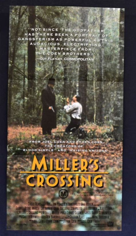 All About Movies - Miller's Crossing 1990 movie poster Daybill Gaybriel ...