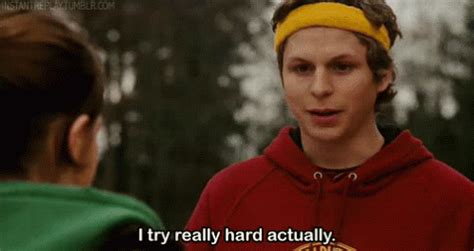 I Try I Try GIF - MichaelCera PaulieBleeker ITried - Discover & Share GIFs