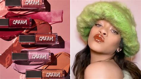 Rihanna Shares Her New Gloss Bomb Creams on Her Own Lips — Watch Video ...