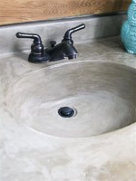 DIY Concrete Counter & Sink