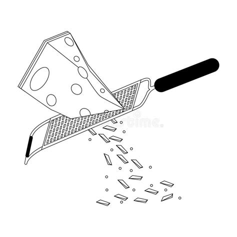 Grater and cheese design stock vector. Illustration of fresh - 160264111