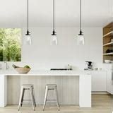 Pathson 1-Light Indusrtial Pendant Light, 2M Adjustable Cable Hanging ...