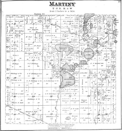 1879 Mecosta County Michigan Atlas