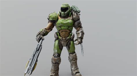 Doomslayer 3D models - Sketchfab