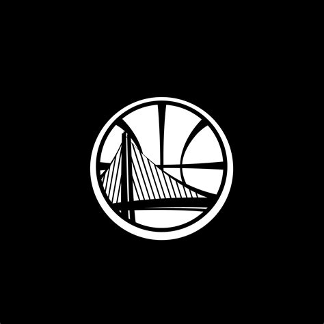 golden state warriors logo black and white 10 free Cliparts | Download ...