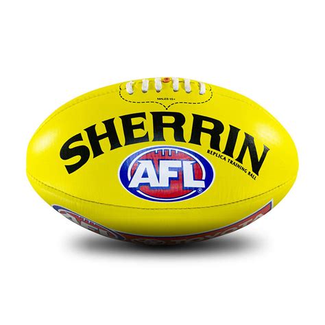 AFL Replica Training Ball - Yellow - Size 5