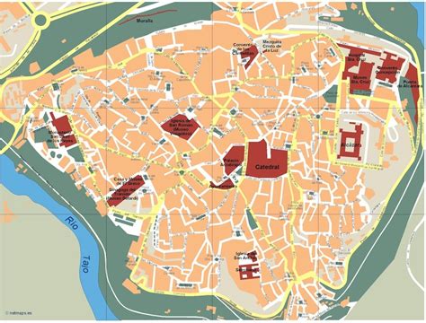 Toledo Vector map. Eps Illustrator Map | Vector World Maps